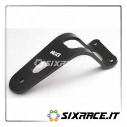 Staffa Supporto Scarico + Piastra Fori Pedane Posteriori Yamaha Fz8 / Fz8 Fazer