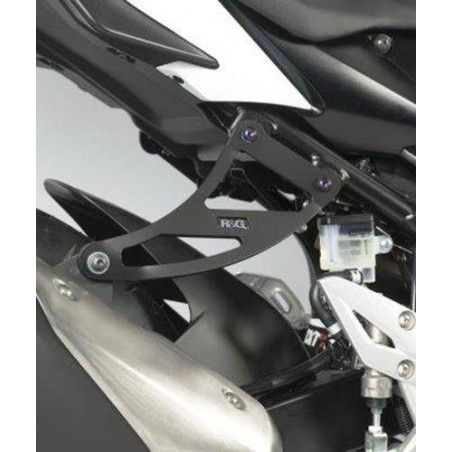 Support echappement + plaque arriere pour Suzuki Gsr750 Trous 11