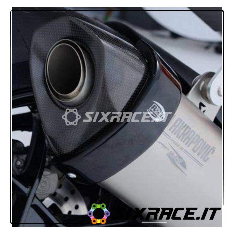 Protezione silenziatore esagonale stile Akrapovic