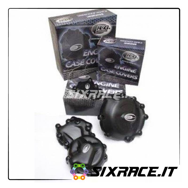 Kit 2 Pezzi (Ecc0047Bk-Ecc0048Bk) - Prot. Motore Triumph Speed Triple 08-13 /