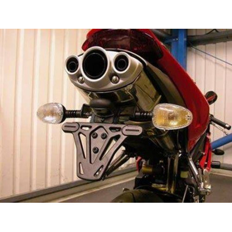 Portatarga Triumph 675 Daytona (Silenziatore Standard + Silenziatore Ovale Tipo
