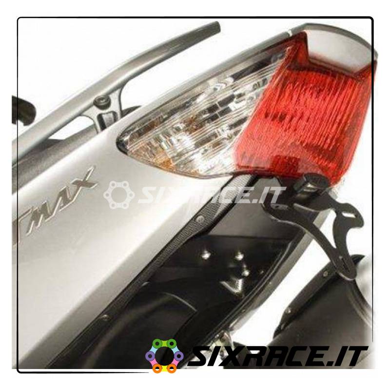 Portatarga Yamaha T-Max 08-11 (Con Sottosella Colore Carbon Look)