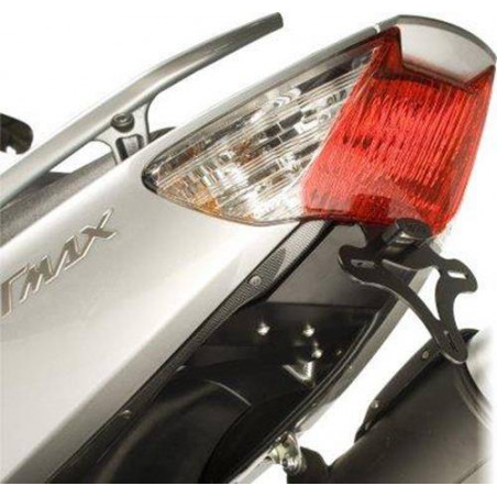 Portatarga Yamaha T-Max 08-11 (Con Sottosella Colore Carbon Look)