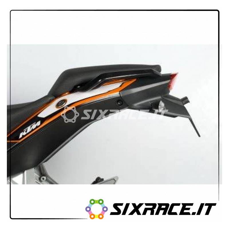 Support de plaque d'immatriculation KTM DUKE 200 toutes les années / 125 au 16/390 au 14 (complet