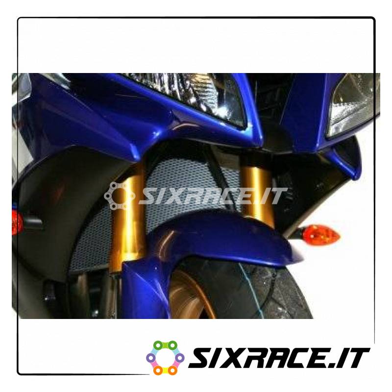 grille de protection de radiateur - Titane - Yamaha R6 (06-12) R1 (07-08)