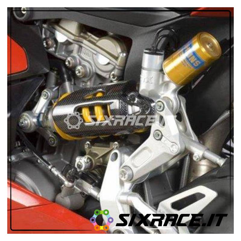 Protection d'amortisseur en fibre de carbone Ducati 899/959/1199/1299 Panigale