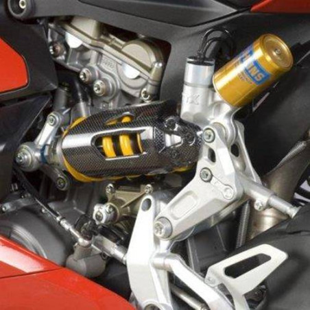 protezione ammortizzatore in carbonio Ducati 899 / 959 / 1199 / 1299 Panigale