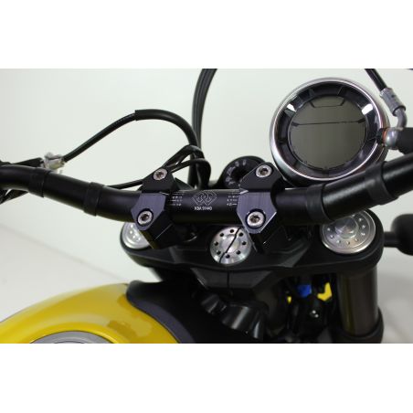 GT2DGT-02-12-B 2dgt - kit supporti manubrio DUCATI Scrambler 800 (to 2022) 800 2015 2022 GILLES TOOL
