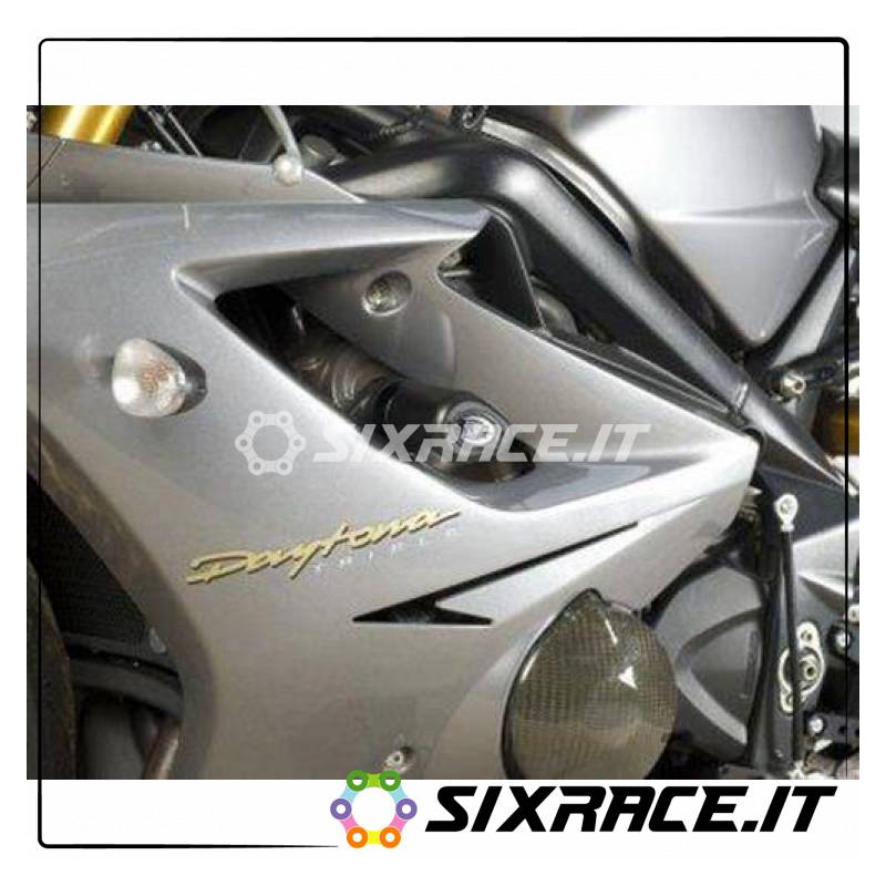 Tamponi / Protezioni Telaio Tipo Aero - Triumph 675 Daytona 06-12 (Standard V