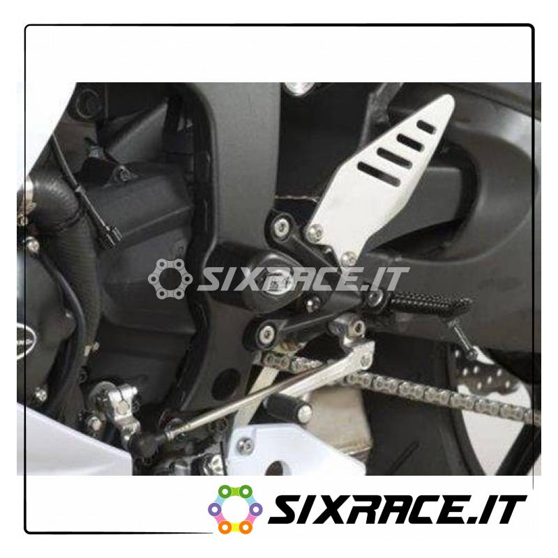 Tampons / Protections Type de cadre Aero (Bras oscillant) - Kawasaki Zx6R 13-