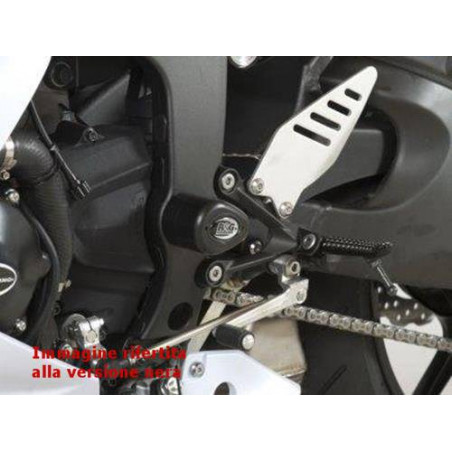 Tamponi / protezioni telaio tipo Aero (pivot forcellone) - Kawasaki ZX6R 13-
