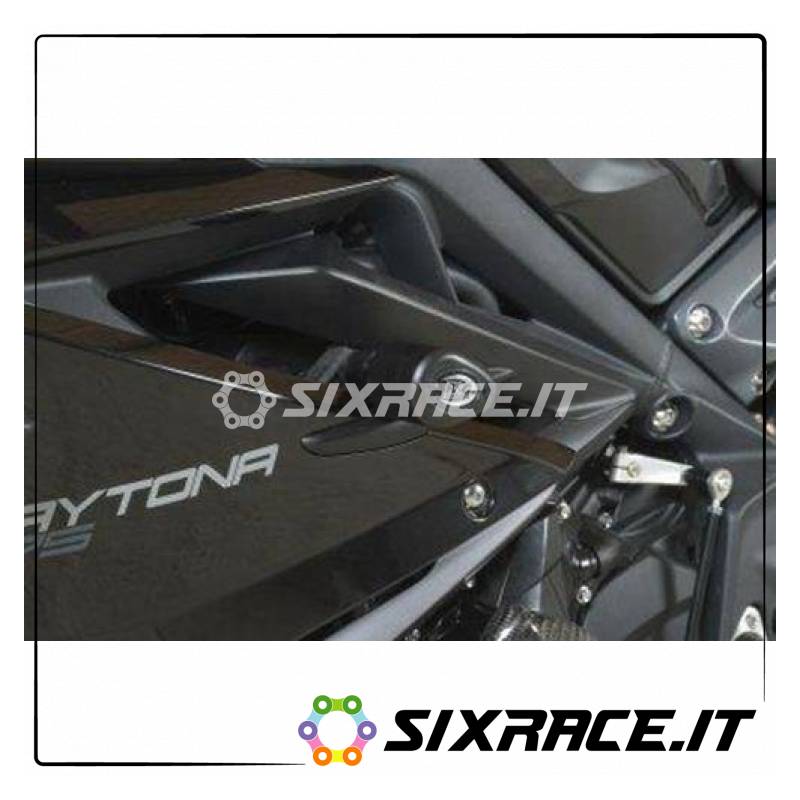 Tamponi / Protezioni Telaio Tipo Aero No-Cut Sliders Telaio - Triumph 675 Dayton