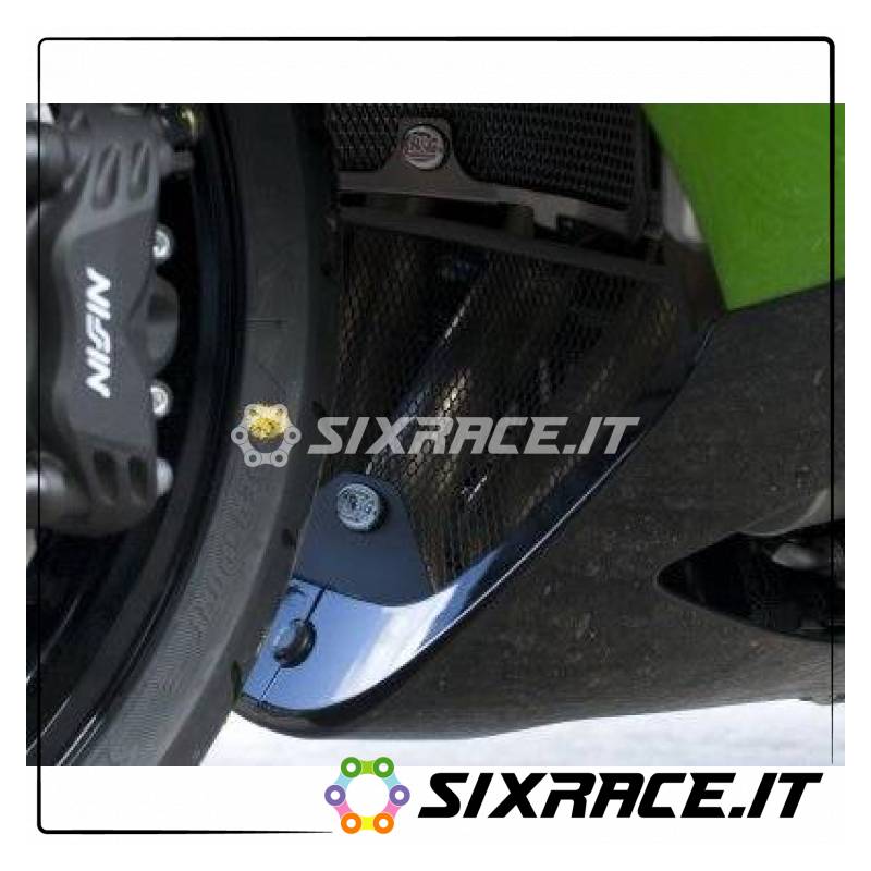 griglia protezione collettori scarico Kawasaki ZZR1400 06- (colore titanio)