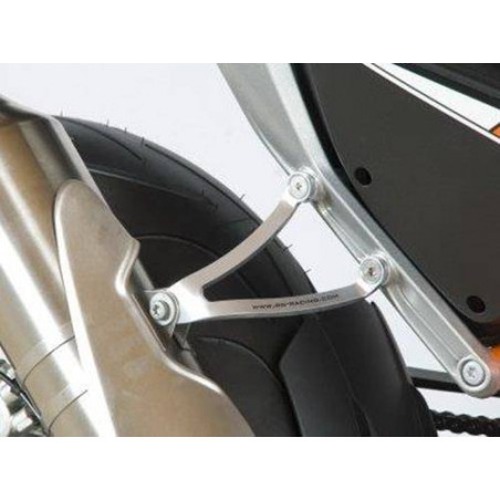 Support D'Echappement Et Plate-forme Gauche (Kit Couleur Argent) - Ktm 690 Duke 1