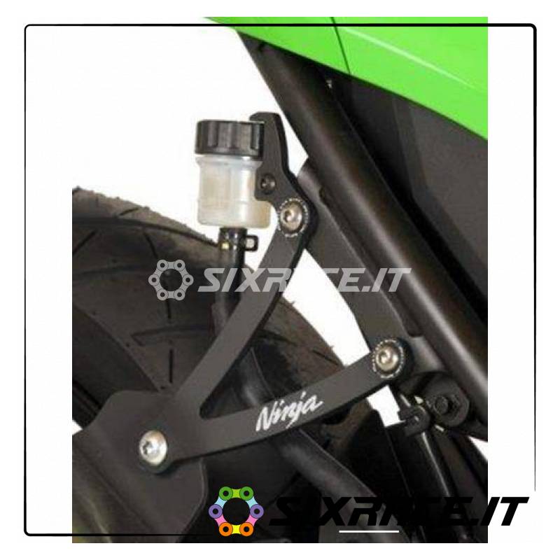Support de drain + repose-pieds arriere Kawasaki Ninja 300 / Z2