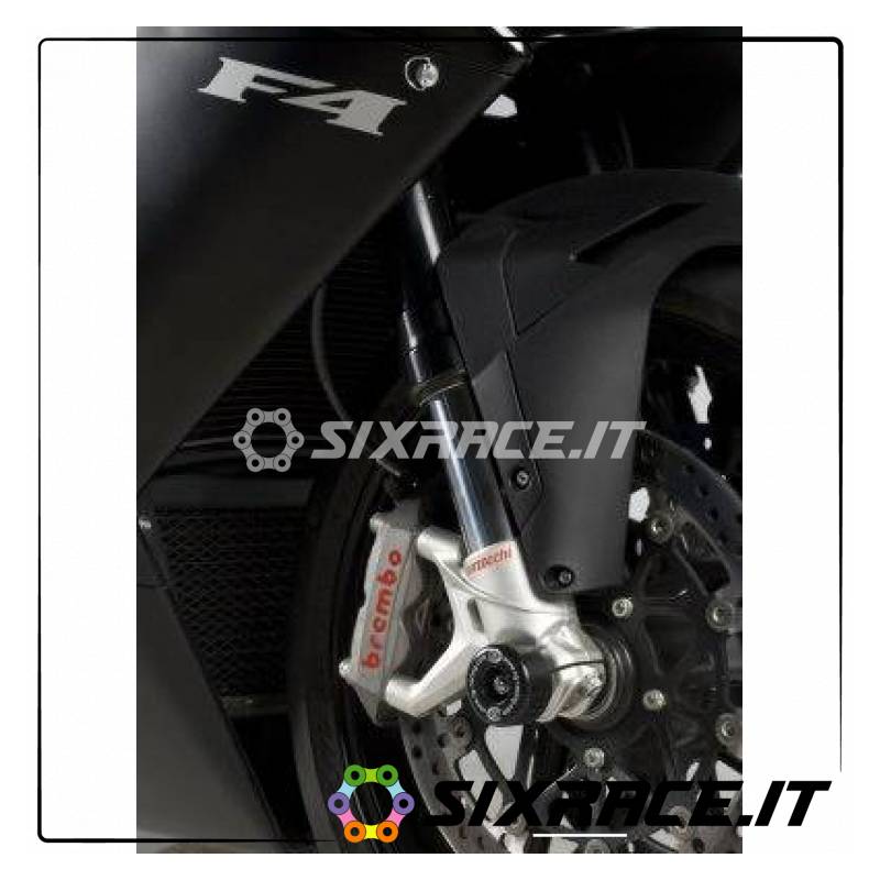 protezioni perno forcella anteriore MV Agusta F4RR 11- / F4 RC 15- (tipo larg