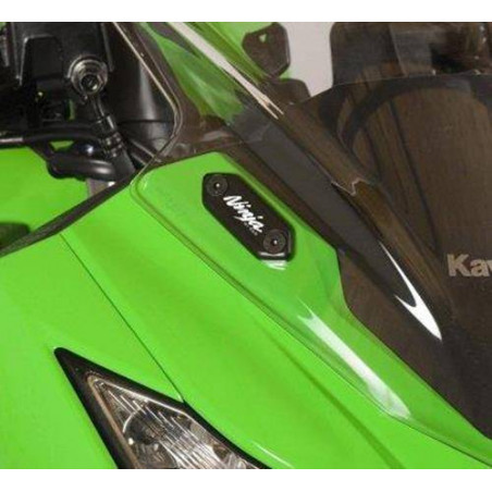 Plaques de recouvrement pour miroir Kawasaki ZX6-R 13- / Ninja 300 / Ninja 250 1