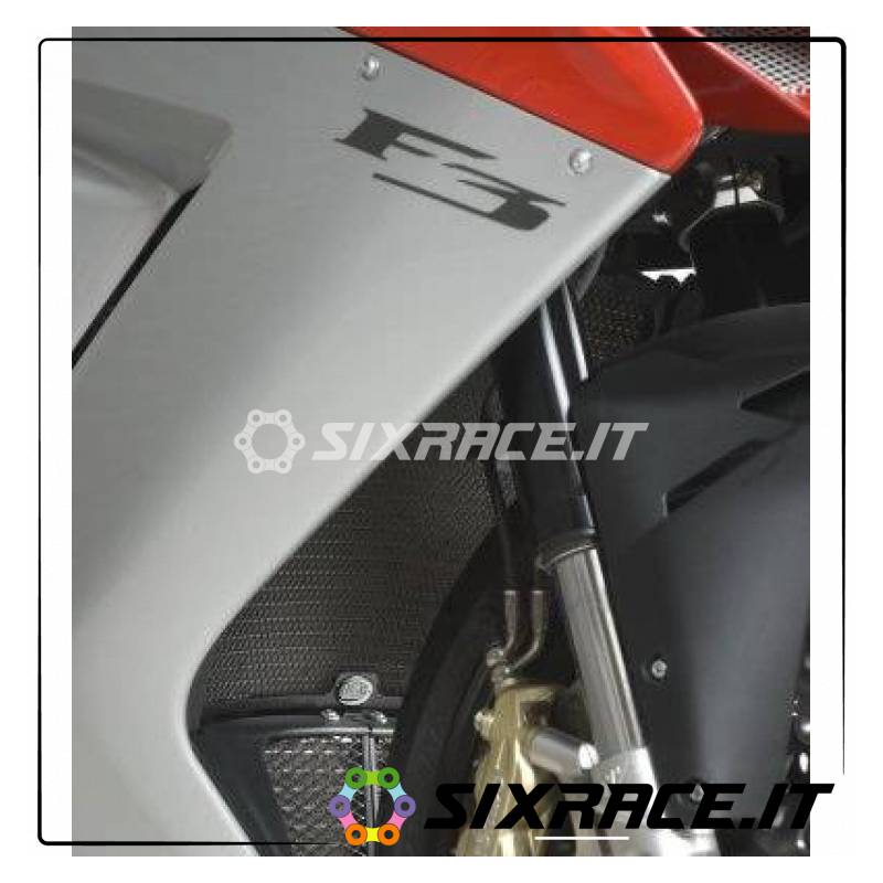 griglia protezione radiatore - MV AGUSTA F3 / 675/800 tutti gli anni (titanio)