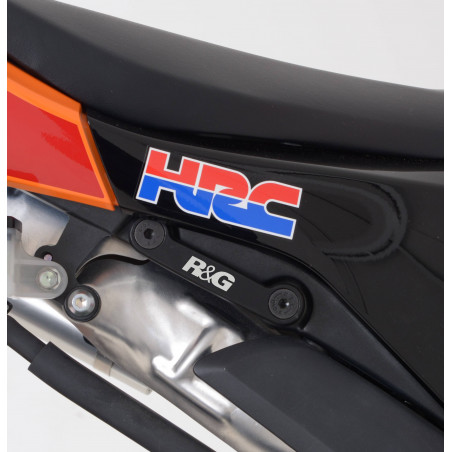 Placchette Copri Fori Poggiapiedi Posteriori (Paio) Honda Cbr600Rr 13-