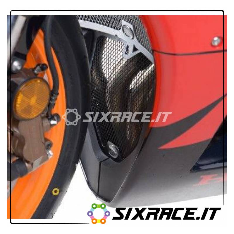 griglia protezione collettori scarico Honda CBR600RR 13- (colore titanio)