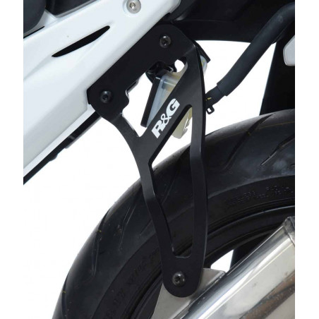 Staffa supporto scarico + piastra fori pedane posteriori Honda CBR500R 13-15