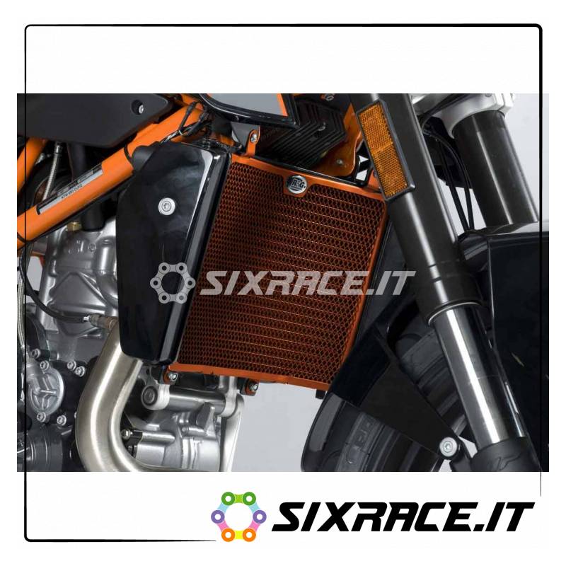 Protection de radiateur - Ktm 690 Duke 12/690 Duke R 13- (Orange)