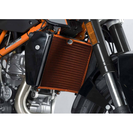 griglia Protezione Radiatore - Ktm 690 Duke 12 / 690 Duke R 13- (Arancio)