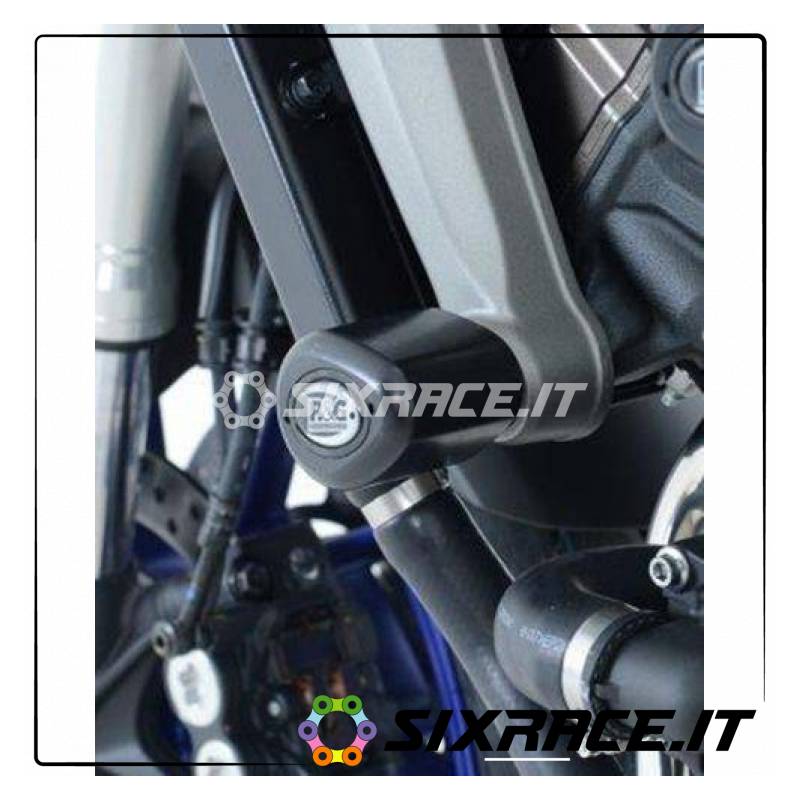 Tampons / protections de cadre de type Aero (avant) - YAMAHA MT-09 à 16 / MT-0
