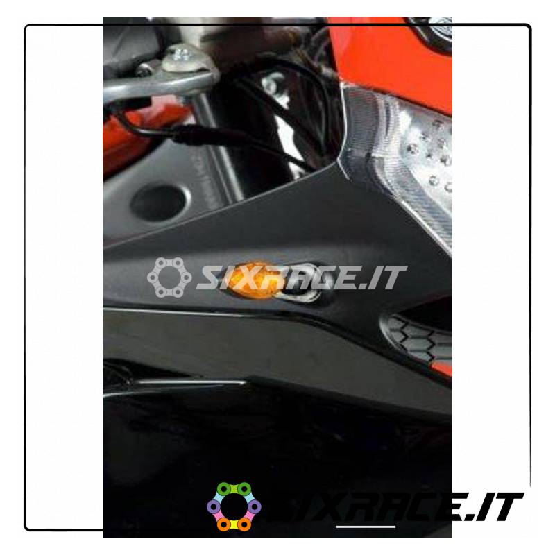 Adattatori per minifrecce anteriori per APRILIA RS4 125 (minifrecce non incluse)