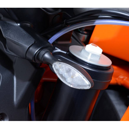 Adaptateurs pour mini-interrupteurs avant pour KTM 1290 Super Duke (vis sans tête non comprises)