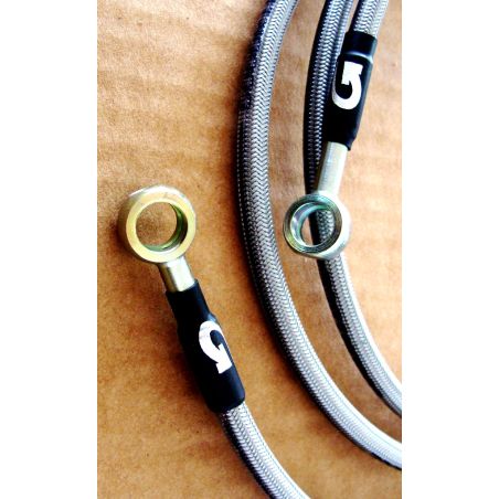 F48566BG22 Tubi Freno diretti - NO ABS Acciaio/Acciaio KAWASAKI Z 1000 (2003to ) 1000 2003 2006 GOODR