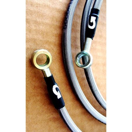 F48631B Tubi Freno diretti - NO ABS Acciaio/Acciaio KAWASAKI Z 1000 (2003to ) 1000 2010 2013 GOODRIDG