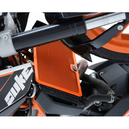 grille de protection de radiateur - KTM 390 Duke jusqu'à 16 / RC125 / 200/390 (orange)