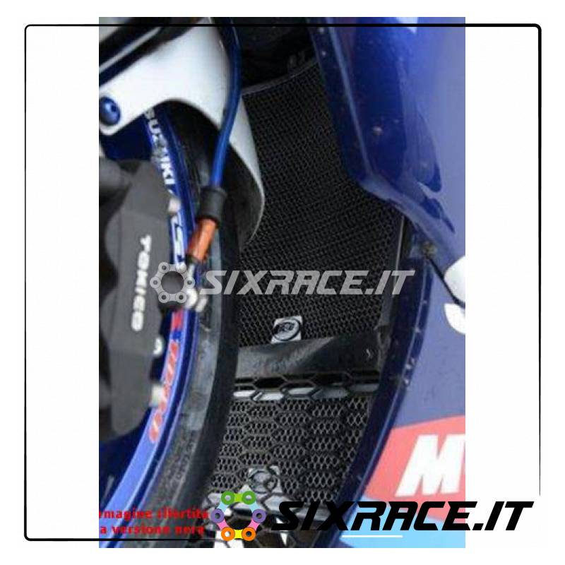 set griglia protezione radiatore e radiatore olio TITANIUM - Suzuki GSXR 1000 K5-