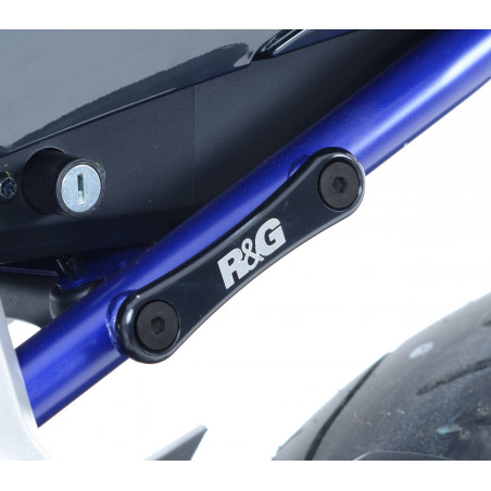 Placchette copri fori poggiapiedi posteriori (paio) c/supporto serbatoio Yamaha