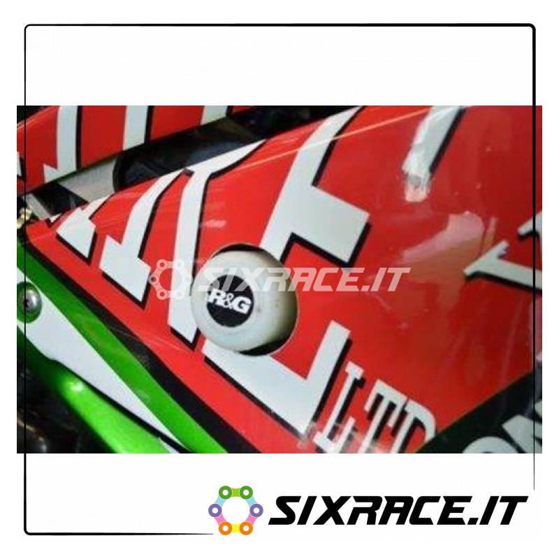 Tamponi / protezioni telaio tipo Aero - Triumph 675 Daytona 13- (vers.race) -