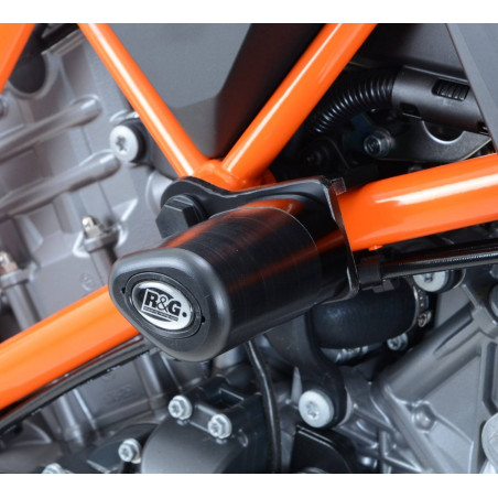 Tamponi / protezioni telaio tipo Aero - KTM 1290 Super Duke (kit offset togliere