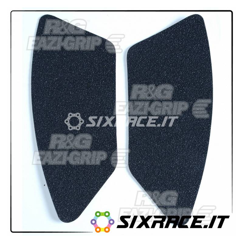 Kit 2pz.adesivi anti-scivolo serbatoio KAWASAKI ZX6R 95/97 - nero