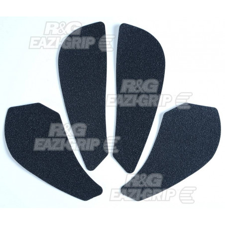 Kit 4pz.adesivi anti-scivolo serbatoio KAWASAKI ZX6R 2007-2008 - nero