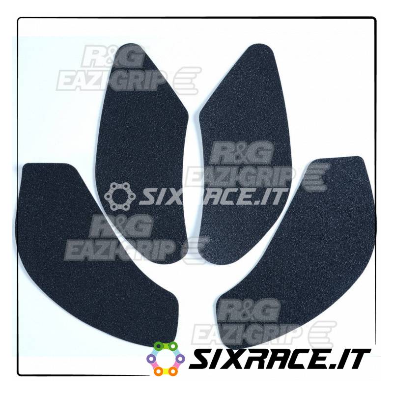 Kit 4pz.adesivi anti-scivolo serbatoio KAWASAKI ZX6R (636) 13/14- nero