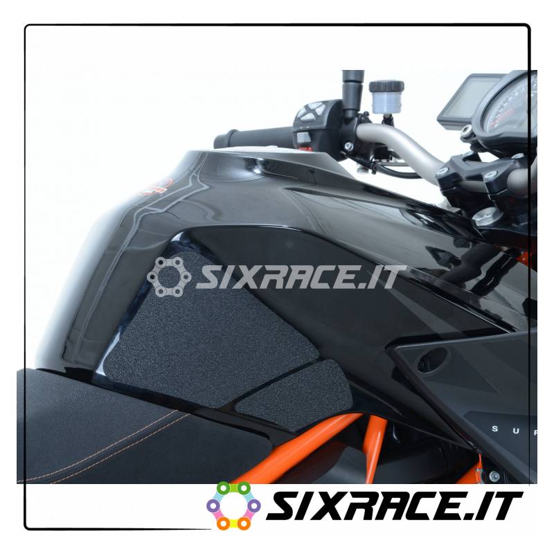 Kit 4pz.adesivi anti-scivolo serbatoio KTM 1290 Superduke R 14- - nero
