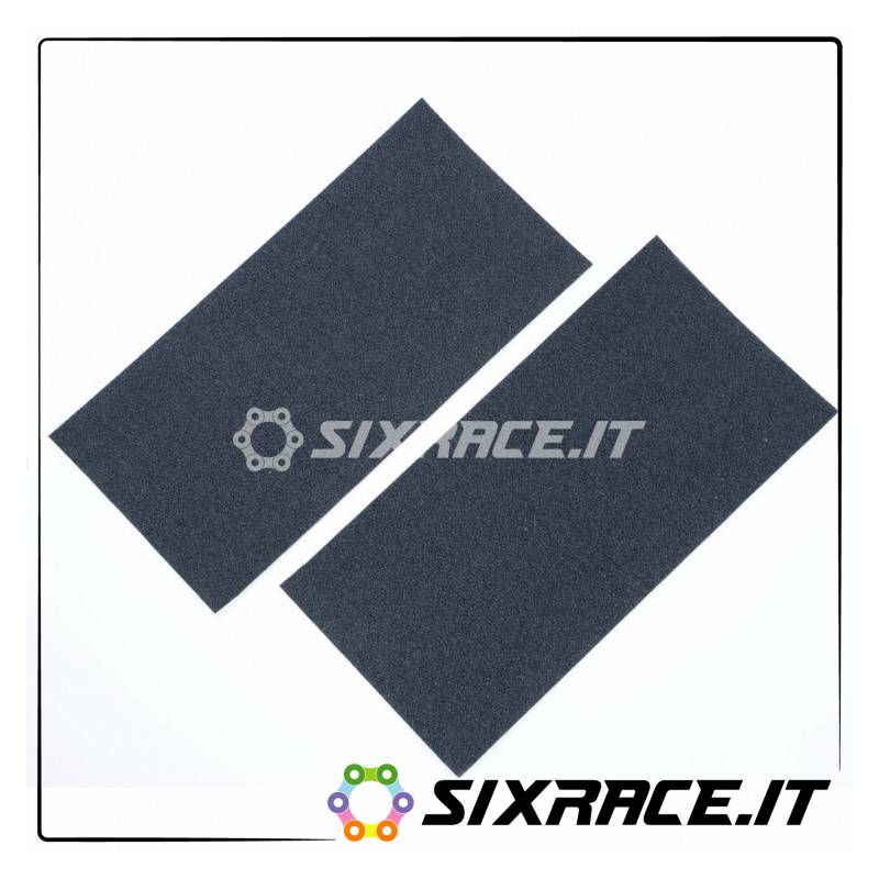 Kit 2 feuilles adhésives antidérapantes 305x155 cm. noir