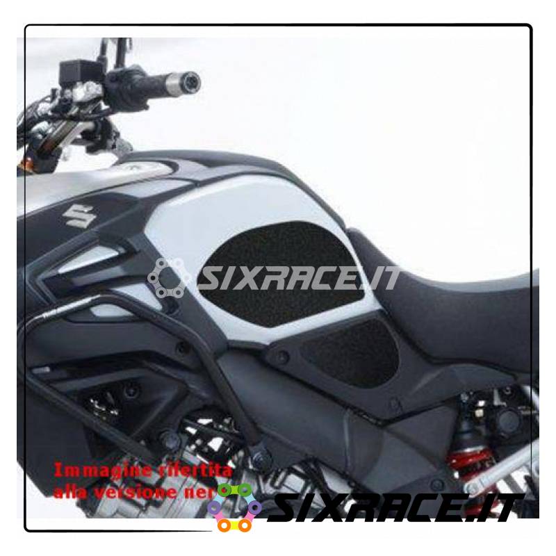 Kit 4pz.adesivi anti-scivolo serbatoio SUZUKI V-Strom 1000 2002/2014 - chiaro
