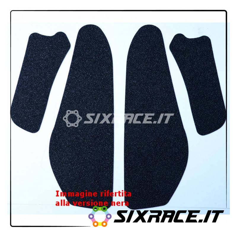 Kit 4pcs autocollants antidérapants TRIUMPH Daytona 955i réservoir 2002/2006 - clair