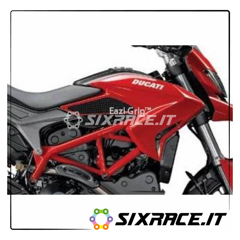 kit 2 pièces Poignées de réservoir Ducati Hyperstrada Eazi-Grip NOIR 2013-2016