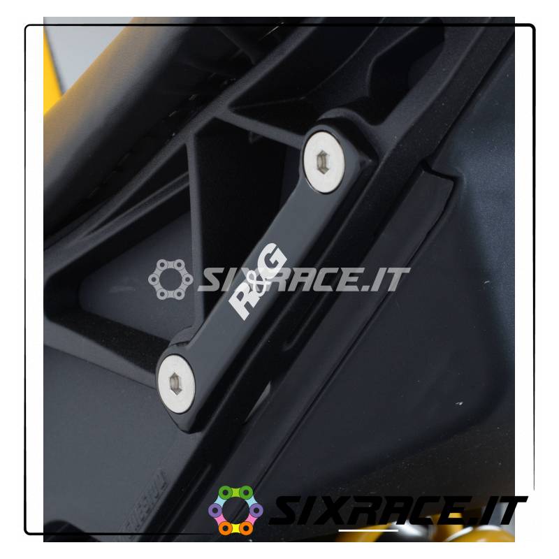 Plaques de protection pour repose-pieds arrière (côté gauche) Buell EBR1190RX