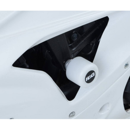 Tamponi / protezioni telaio tipo Aero - BMW S1000RR 10- (racing) bianco