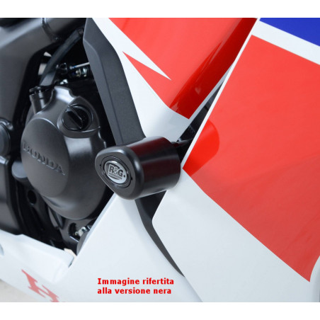 Tamponi / protezioni telaio tipo Aero no-cut sliders telaio - Honda CBR300R (col
