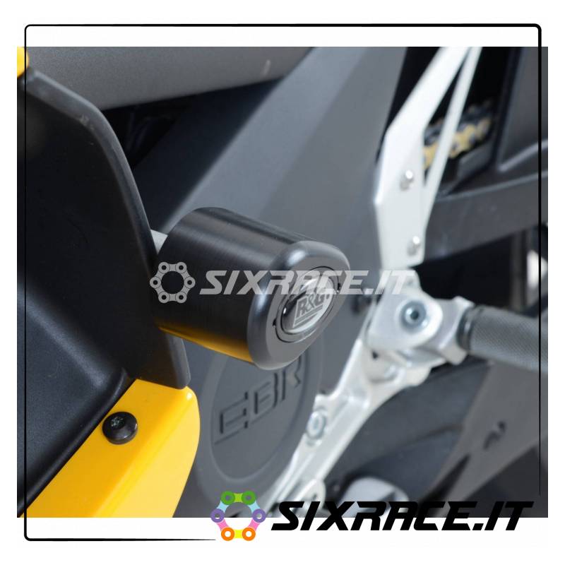 Tamponi / protezioni telaio tipo Aero no-cut sliders telaio - Buell EBR1190RX /