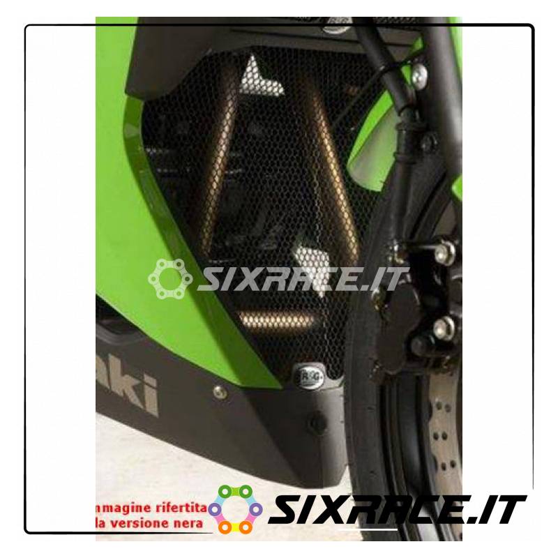 griglia protezione collettori scarico Kawasaki Ninja 300 / 250 13 (colore titani